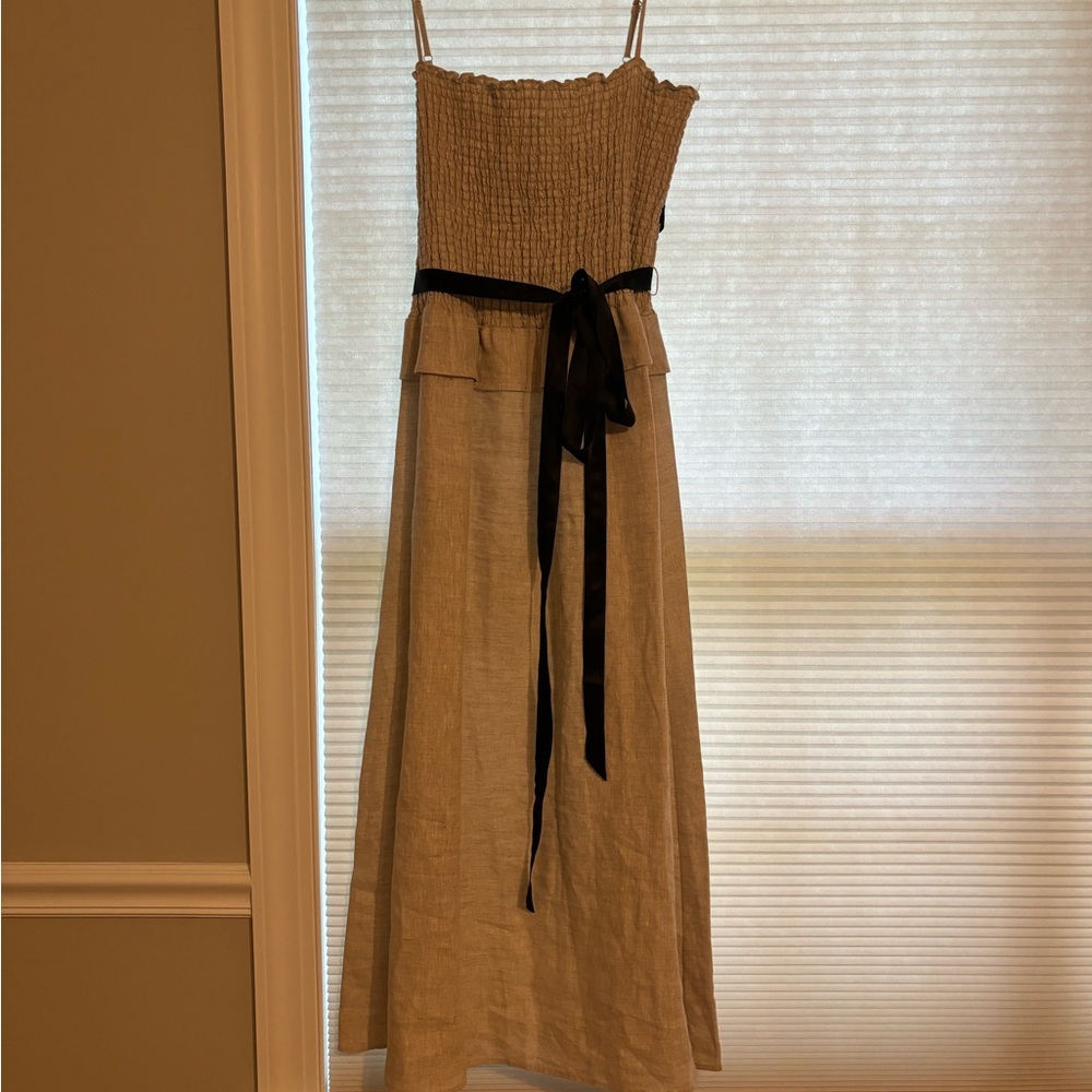 Reformation Miles Linen Dress